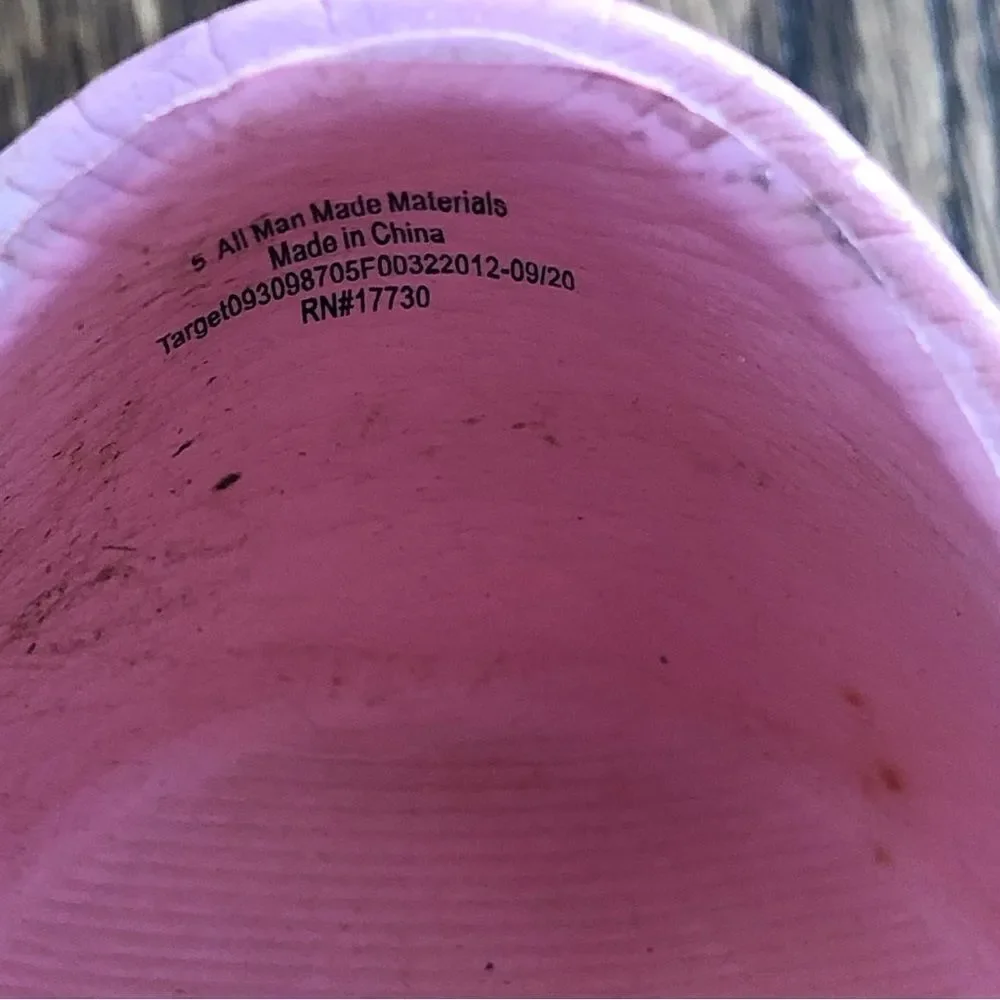 Cat &‎ Jack pink slip on summer shoes girls size 4/5
